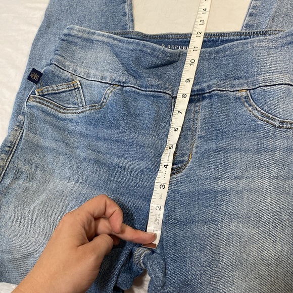 Rock & Republic Denim Leggings Jeggings Fever Full On 12 M Slimming Denim Faded - Picture 12 of 14